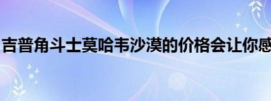 吉普角斗士莫哈韦沙漠的价格会让你感到惊讶