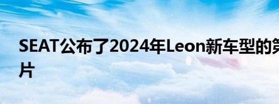 SEAT公布了2024年Leon新车型的第一张图片